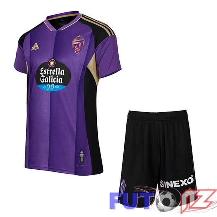 Camisetas De Futbol Real Valladolid Ninos Segunda Púrpura 2022/2023
