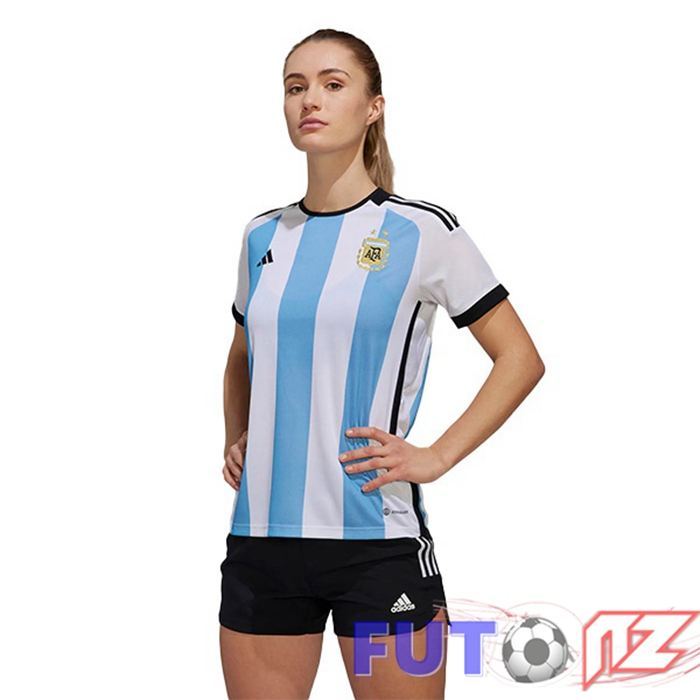 Camisetas De Futbol Argentina Mujer Primera Azul Bianco 2022/2023 Camisetas De Futbol Argentina Mujer Primera Azul Bianco 2022/2023
