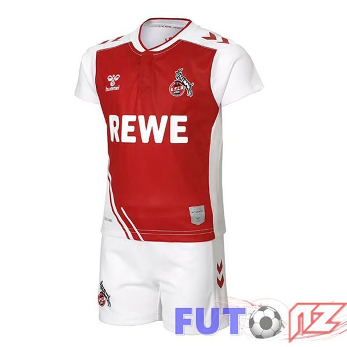 Camisetas De Futbol FC Koln Ninos Primera Rojo Bianco 2022/2023