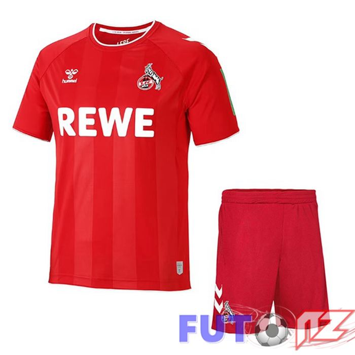Camisetas De Futbol FC Koln Ninos Segunda Rojo 2022/2023 Camisetas De Futbol FC Koln Ninos Segunda Rojo 2022/2023