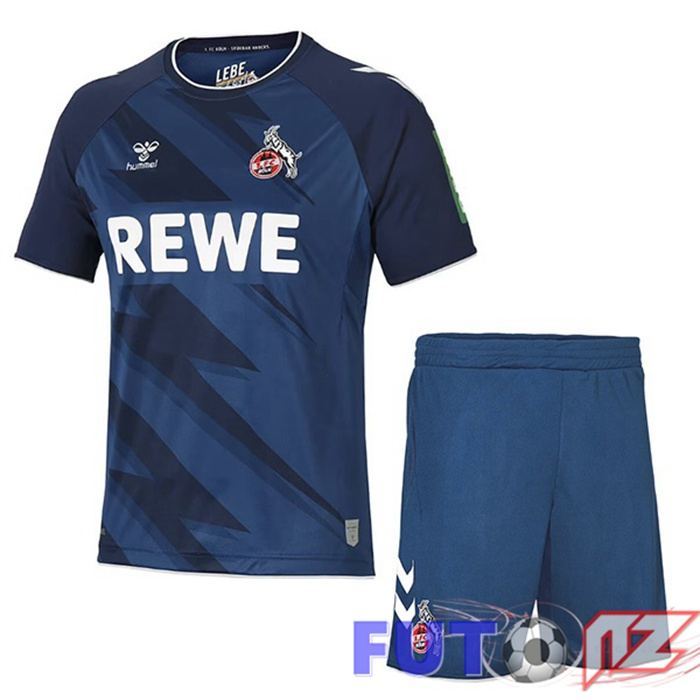 Camisetas De Futbol FC Koln Ninos Tercera Azul Real 2022/2023 Camisetas De Futbol FC Koln Ninos Tercera Azul Real 2022/2023
