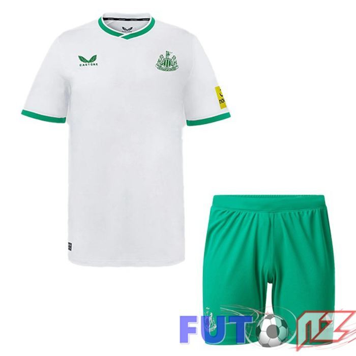 Camisetas De Futbol Newcastle United Ninos Tercera Bianco 2022/2023 Camisetas De Futbol Newcastle United Ninos Tercera Bianco 2022/2023