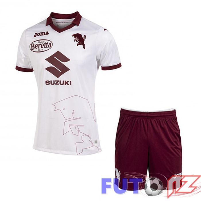 Camisetas De Futbol Torino FC Ninos Segunda Bianco 2022/2023