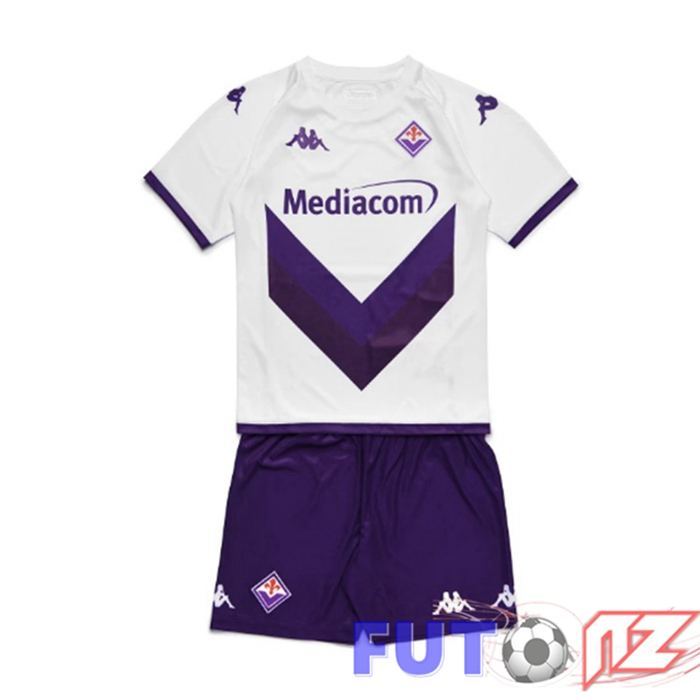 Camisetas De Futbol ACF Fiorentina Ninos Segunda Bianco 2022/2023