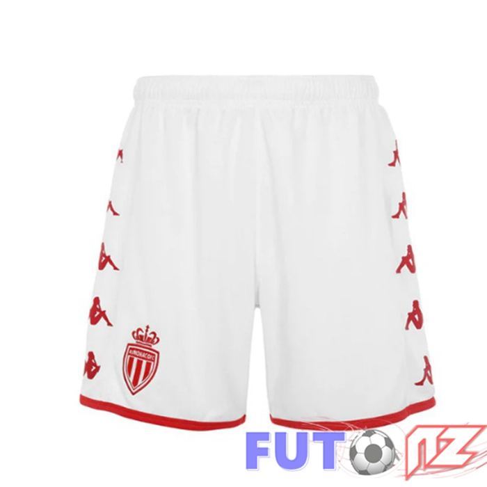 Cortos de Futbol AS Monaco Primera Rojo Bianco 2022/2023