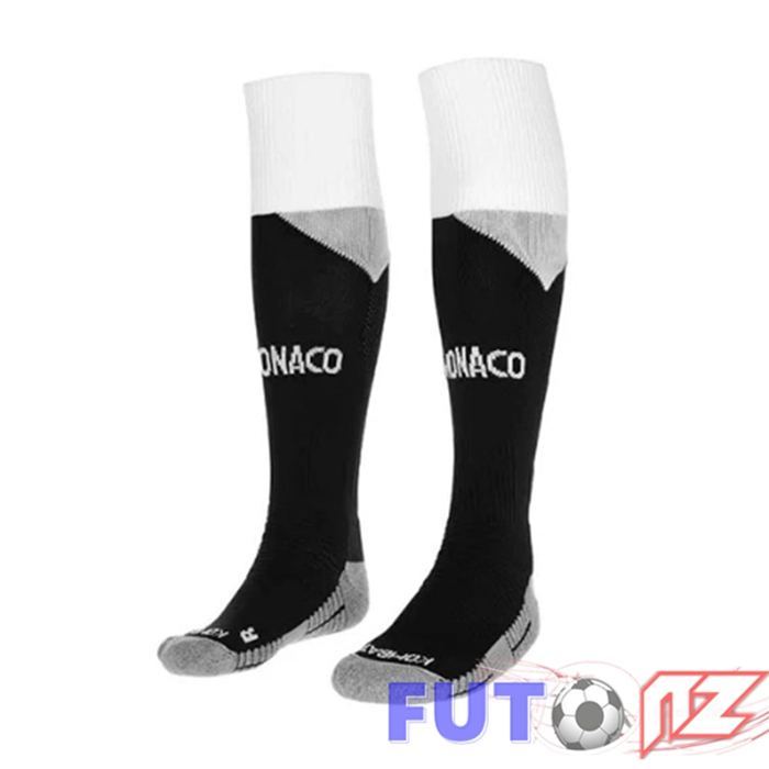 Calcetines De Futbol AS Monaco Segunda Negro 2022/2023