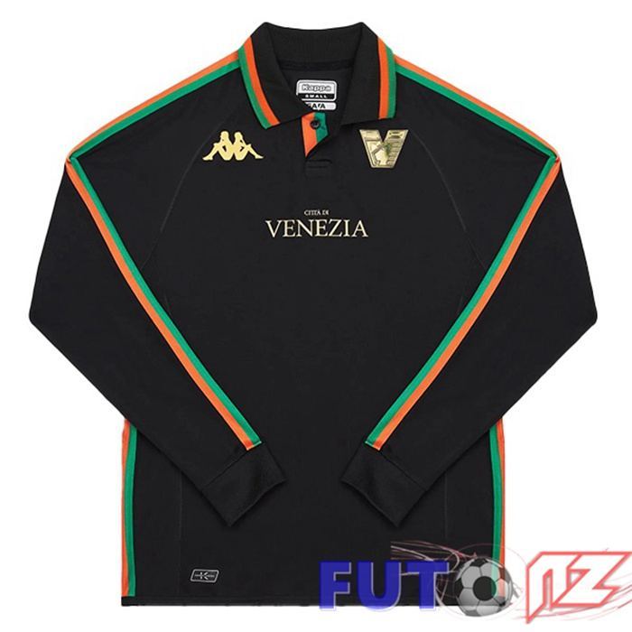 Camisetas De Futbol Venise FC Primera Manga Larga Negro 2022/2023