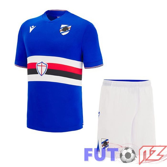 Camisetas De Futbol UC Sampdoria Ninos Primera Azul 2022/2023