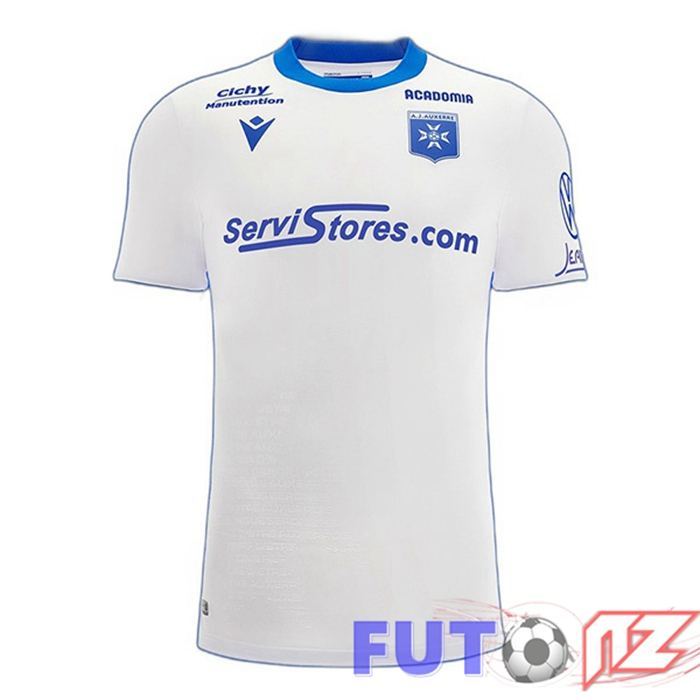 Camisetas De Futbol AJ Auxerre Primera Bianco 2022/2023