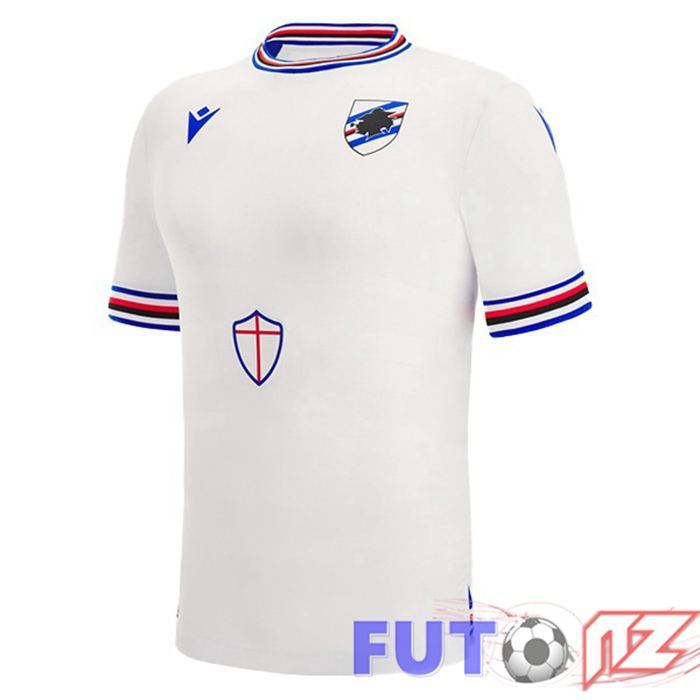 Camisetas De Futbol UC Sampdoria Segunda Bianco 2022/2023