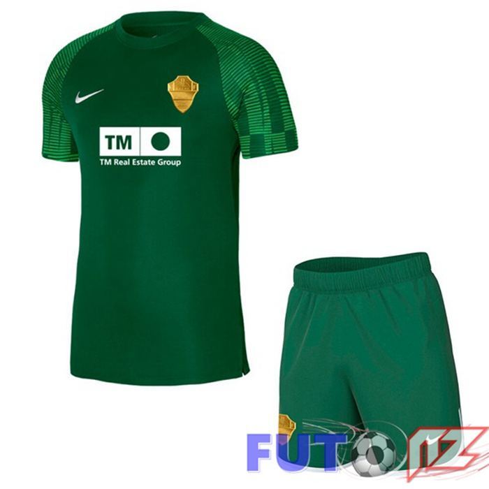 Camisetas De Futbol Elche CF Ninos Segunda Verde 2022/2023