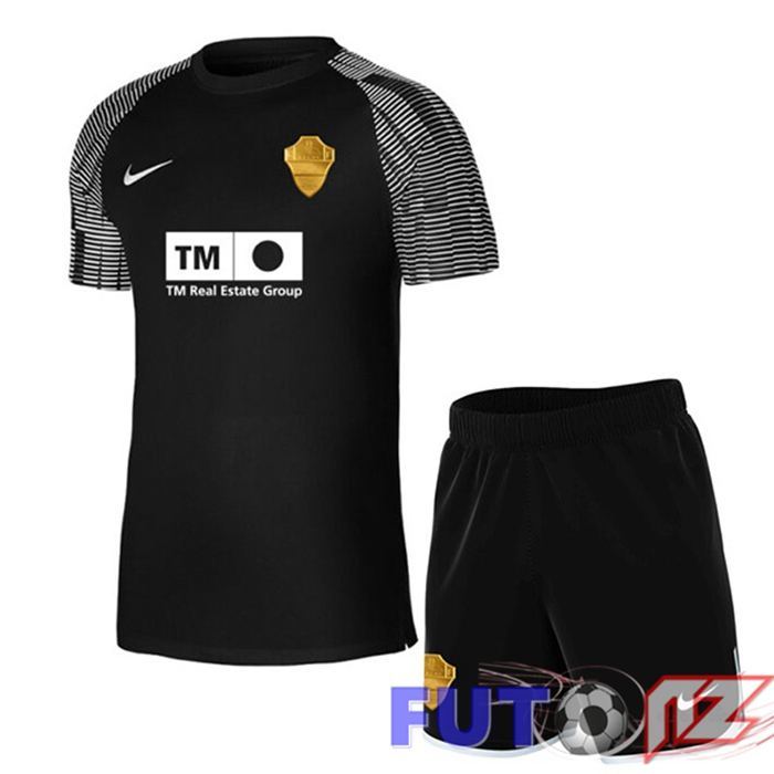 Camisetas De Futbol Elche CF Ninos Tercera Negro 2022/2023