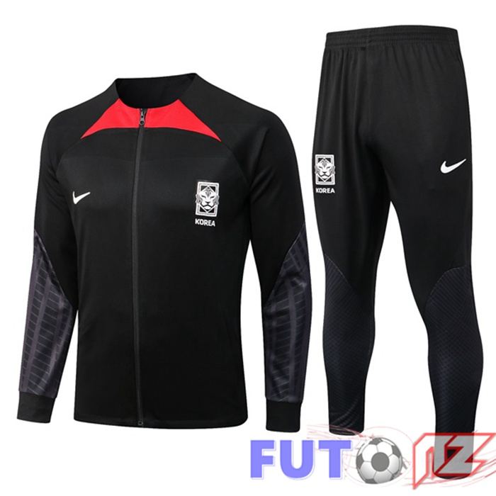 Chandal Equipos De Futbol - Chaqueta Corea Negro 2022/2023