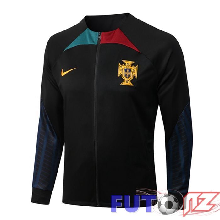 Chaquetas Futbol Portugal Negro 2022/2023 Chaquetas Futbol Portugal Negro 2022/2023