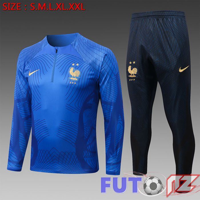 Chandal Equipos De Futbol Francia Ninos Azul 2022/2023