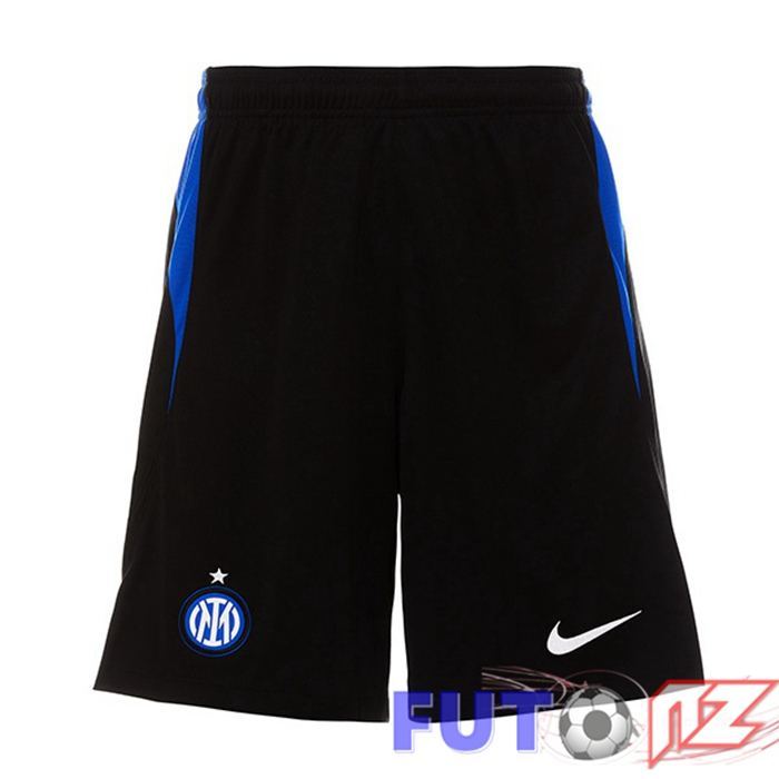 Cortos de Futbol Inter Milan Primera Negro Azul 2022/2023