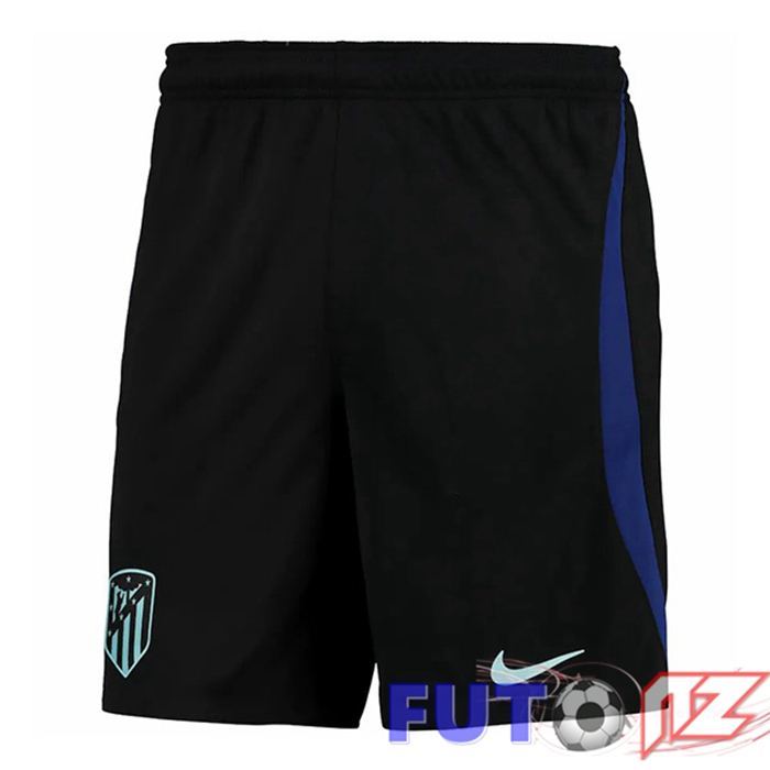 Cortos de Futbol Atletico Madrid Segunda Negro 2022/2023
