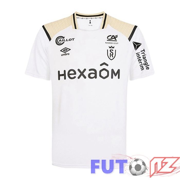 Camisetas De Futbol Stade de Reims Segunda Bianco 2022/2023 Camisetas De Futbol Stade de Reims Segunda Bianco 2022/2023