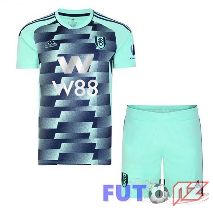 Camisetas De Futbol Fulham FC Ninos Segunda Cyan 2022/2023