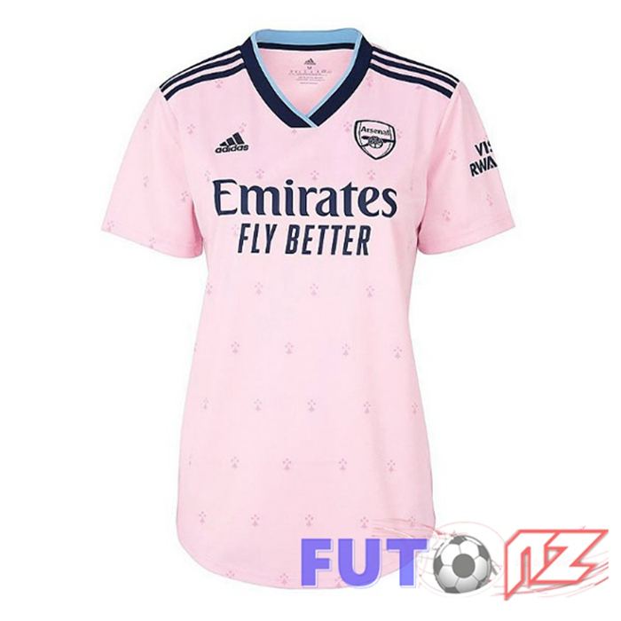 Camisetas De Futbol Arsenal Mujer Tercera Rosado 2022/2023