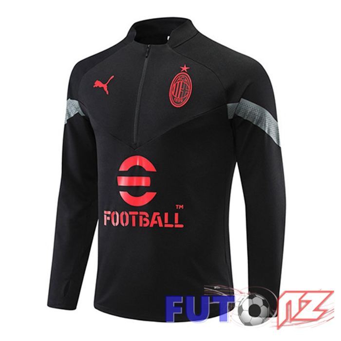 Sudadera De Entrenamiento AC Milan Negro 2022/2023