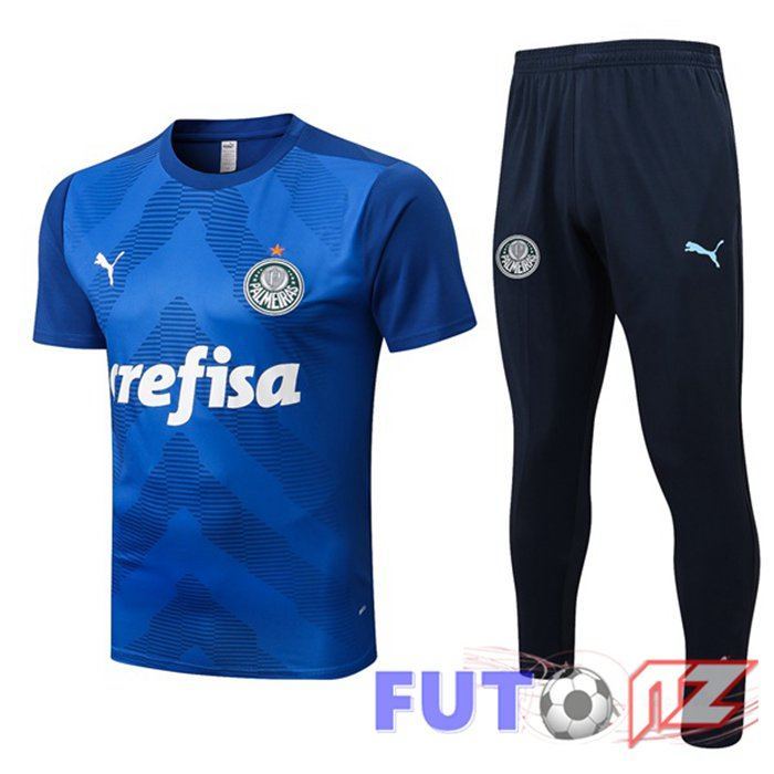 Camiseta Entrenamiento Palmeiras + Pantalones Azul 2022/2023