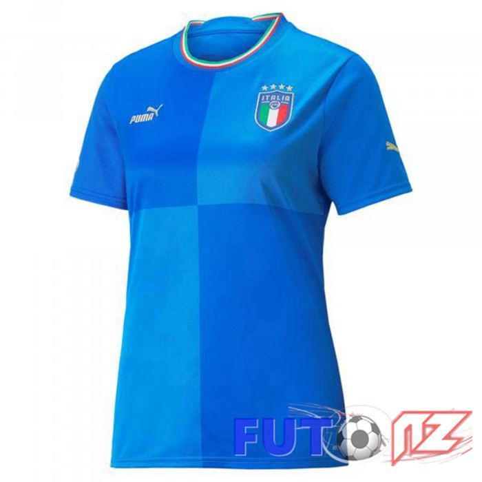 Camisetas De Futbol Italia Mujer Primera Azul 2022/2023 Camisetas De Futbol Italia Mujer Primera Azul 2022/2023