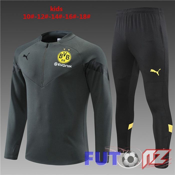 Chandal Equipos De Futbol Dortmund BVB Ninos Gris 2022/2023