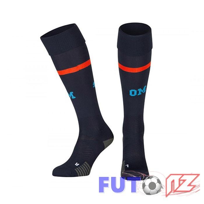 Calcetines De Futbol Marsella OM Segunda Negro 2022/2023