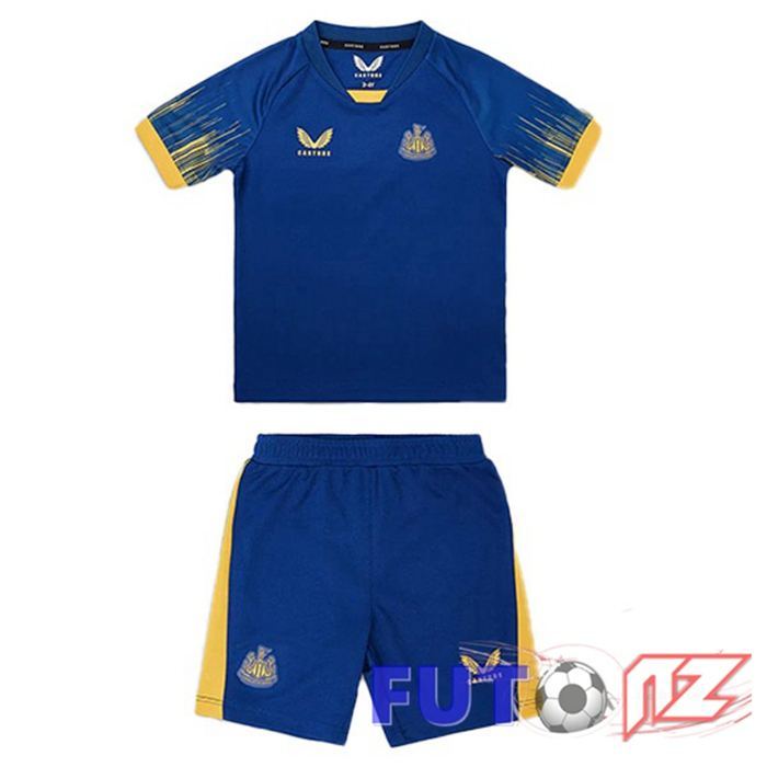 Camisetas De Futbol Newcastle United Ninos Segunda Azul Real 2022/2023 Camisetas De Futbol Newcastle United Ninos Segunda Azul Real 2022/2023