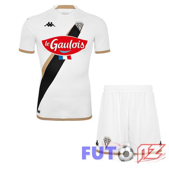 Camisetas De Futbol Angers SCO Ninos Segunda Blanco 2022/2023