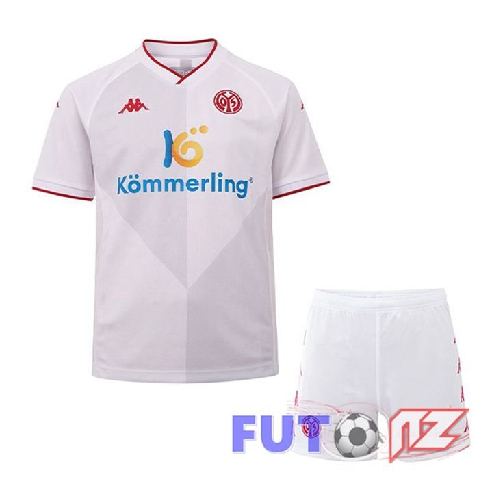 Camisetas De Futbol FSV Mainz 05 Ninos Segunda Blanco 2022/2023