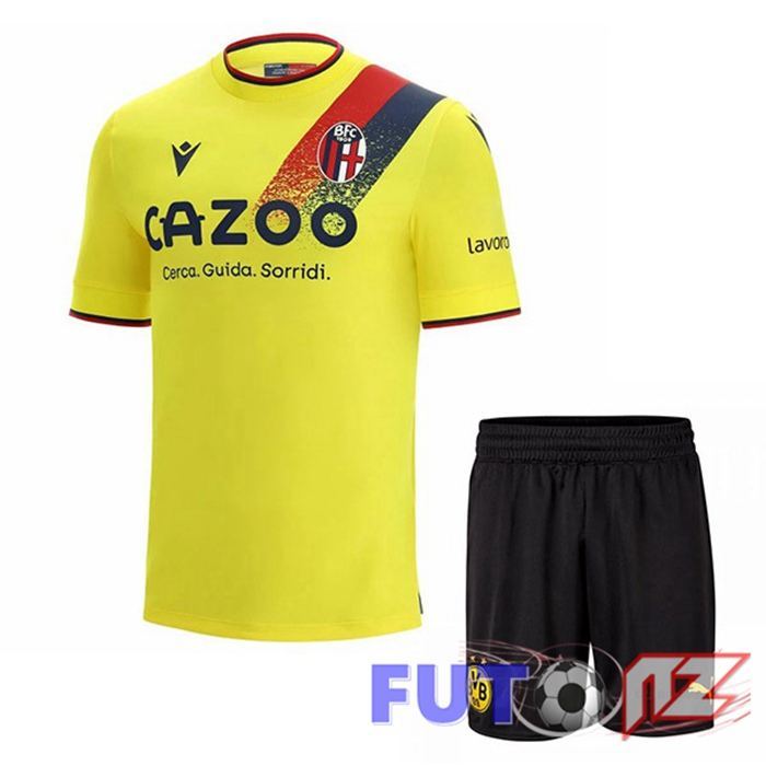 Camisetas De Futbol Bologne Ninos Tercera Amarillo 2022/2023