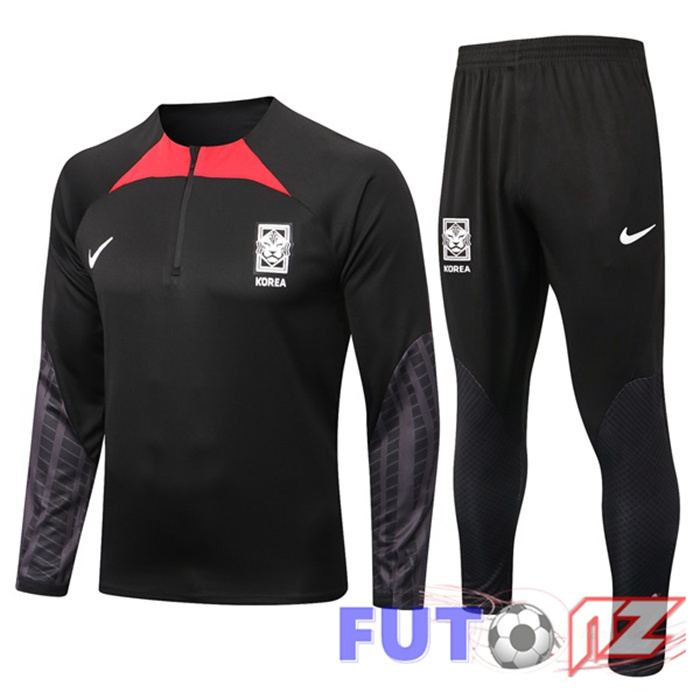 Chandal Equipos De Futbol Corea Negro 2022/2023