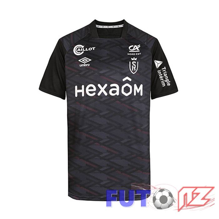 Camisetas De Futbol Stade De Reims Tercera Negro 2022/2023 Camisetas De Futbol Stade De Reims Tercera Negro 2022/2023