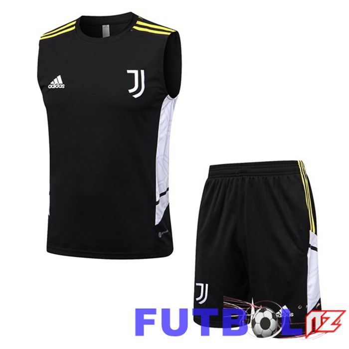 Chaleco De Futbol Juventus + Cortos Negro 22/23