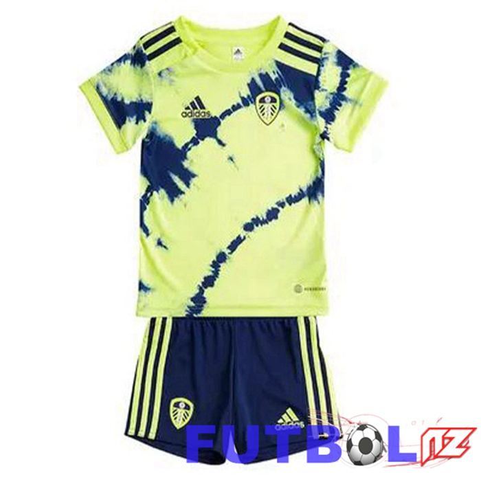 Camisetas De Futbol Leeds United Niño Segunda Verde Negro 22/23