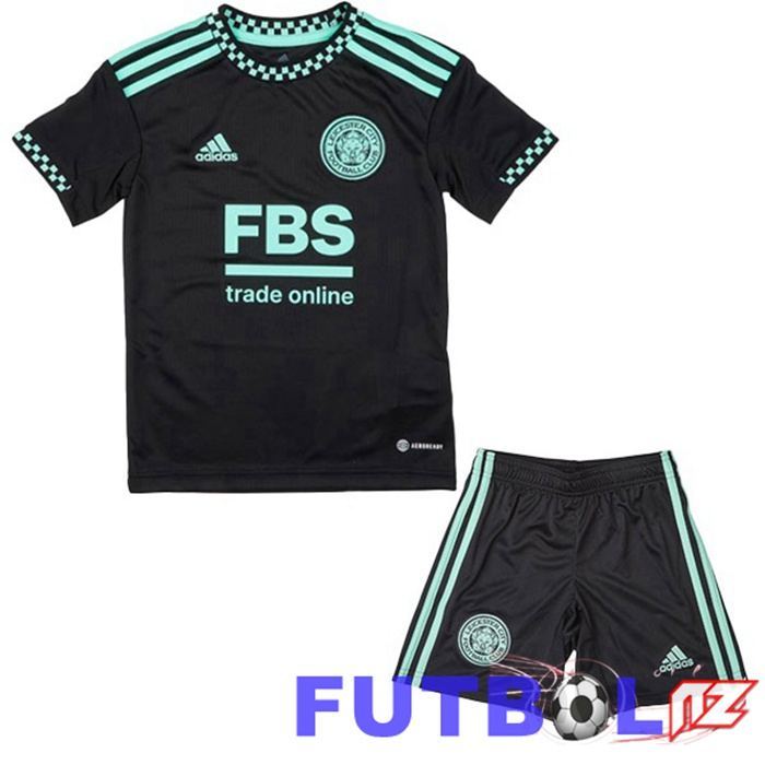Camisetas De Futbol Leicester City Niño Segunda Negro 22/23