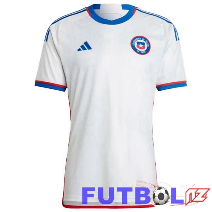 Camisetas De Futbol Chile Segunda Blanco 22/23 Camisetas De Futbol Chile Segunda Blanco 22/23