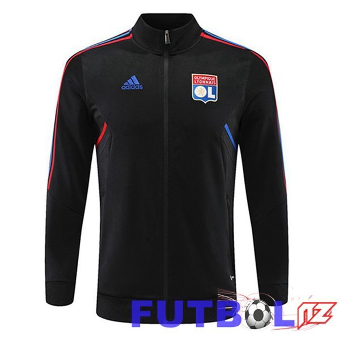 Chaquetas Futbol Lyon OL Negro 22/23