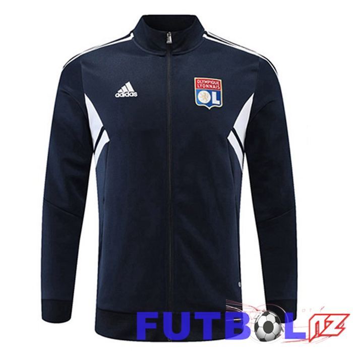 Chaquetas Futbol Lyon OL Azul Royal 22/23
