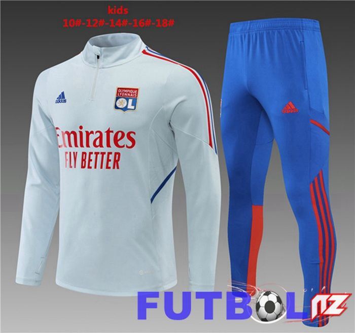 Chandal Futbol Lyon OL Niño Gris 22/23