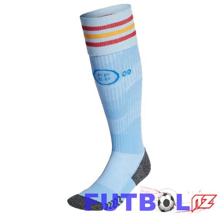 Calcetines De Futbol España Azul Blanco 22/23