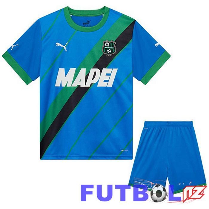 Camisetas De Futbol US Sassuolo Niño Tercera Azul 22/23