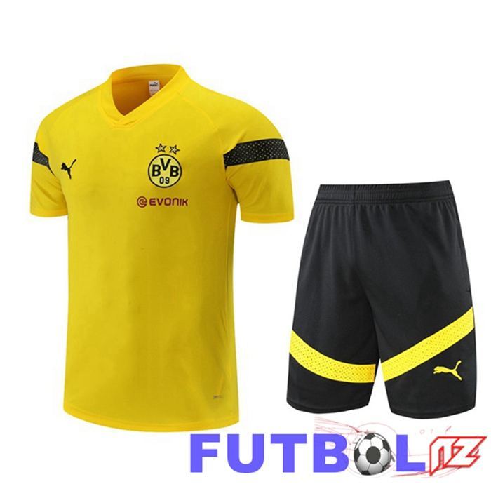 Camiseta Entrenamiento Dortmund BVB + Cortos Amarillo 22/23