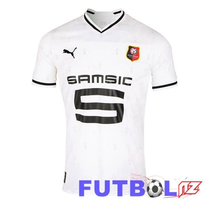 Camisetas De Futbol Stade Rennais Segunda Blanco 22/23