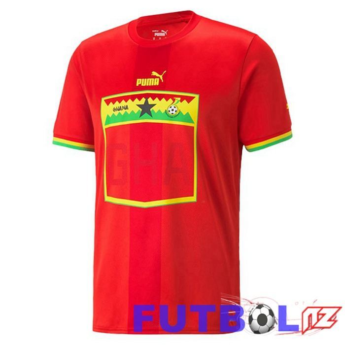 Camisetas De Futbol Ghana Segunda Roja 22/23
