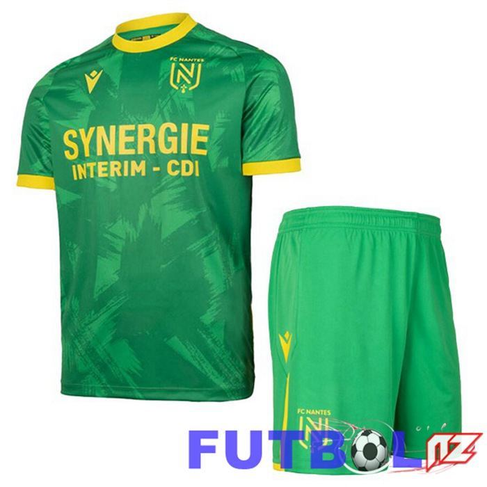 Camisetas De Futbol FC Nantes Niño Segunda Verde 22/23
