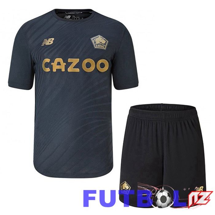Camisetas De Futbol Lille OSC Niño Tercera Negro 22/23