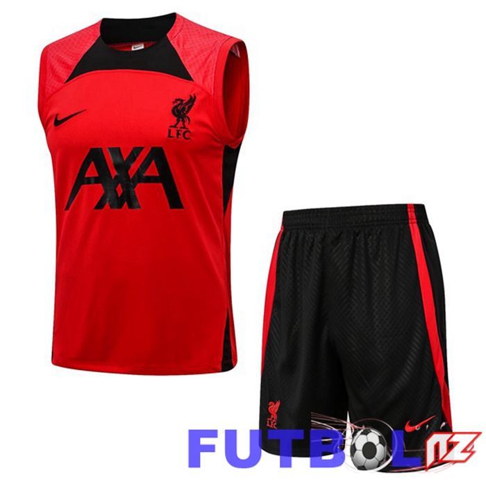Chaleco De Futbol FC Liverpool + Cortos Roja 22/23